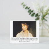Mary Wollstonecraft - feminist Briefkaart (Staand voorkant)