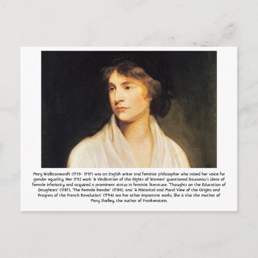 Mary Wollstonecraft - feminist Briefkaart (Voorkant)