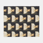 Mary Wollstonecraft Fleece Deken (Voorkant (Horizontaal))