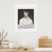 Mary Wollstonecraft Quote - Grote vrouwen in de ge Poster (Keuken)