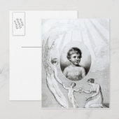 Mary Wollstonecraft Shelley als kind Briefkaart (Voorkant / Achterkant)