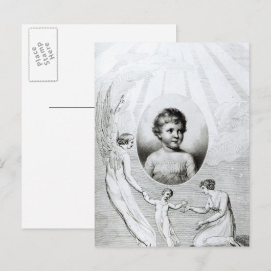 Mary Wollstonecraft Shelley als kind Briefkaart (Voorkant / Achterkant)