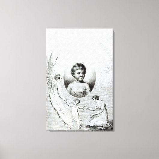 Mary Wollstonecraft Shelley als kind Canvas Afdruk (Voorkant)