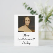Mary Wollstonecraft Shelley Frankenstein Schrijver Briefkaart (Staand voorkant)