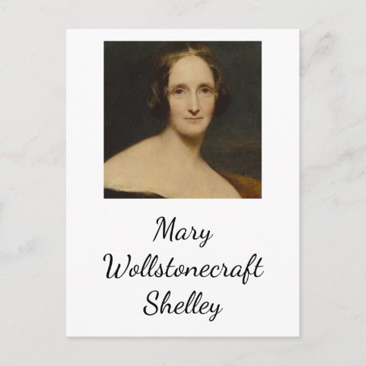 Mary Wollstonecraft Shelley Frankenstein Schrijver Briefkaart (Voorkant)