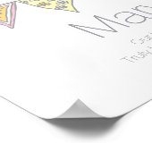 Maryam meisjes naam en betekenis bundelend poster (Hoek)