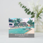 Maryborough country town Australië vintage reizen Briefkaart (Staand voorkant)