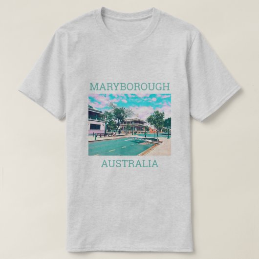 Maryborough Queensland Australië reizen T-shirt (Design voorkant)
