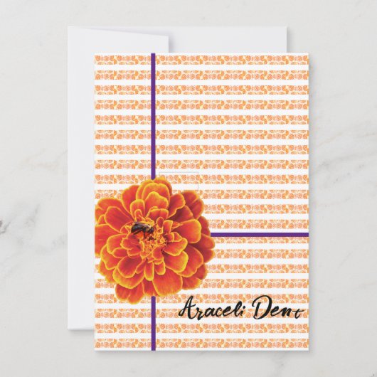 Marygolds Flat Holiday Kaart (Voorkant)