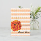 Marygolds Flat Holiday Kaart (Staand voorkant)