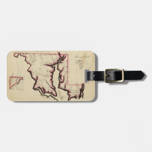 Maryland 3 bagagelabel (Voorkant horizontaal)