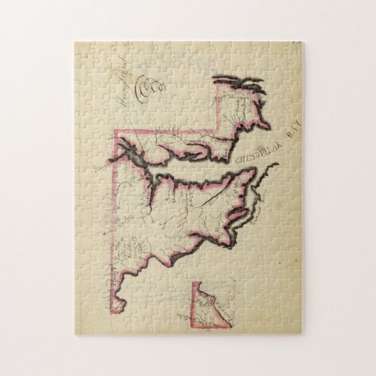 Maryland 3 legpuzzel (Verticaal)