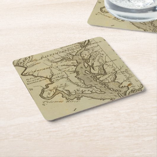 Maryland 5 kartonnen onderzetters (Schuin)