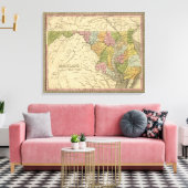 Maryland 6 canvas afdruk (Insitu (Woonkamer))