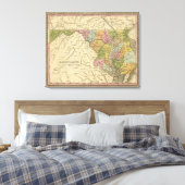 Maryland 6 canvas afdruk (Insitu (Slaapkamer))