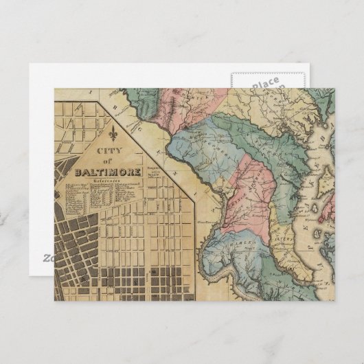 Maryland 8 briefkaart (Voorkant / Achterkant)