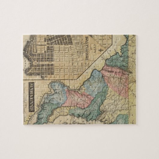 Maryland 8 legpuzzel (Horizontaal)