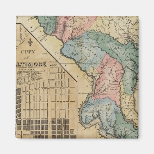 Maryland 8 magneet (Voorkant)