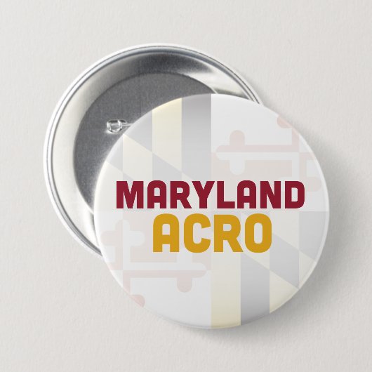 Maryland Acro Button (Voorkant /achterkant)