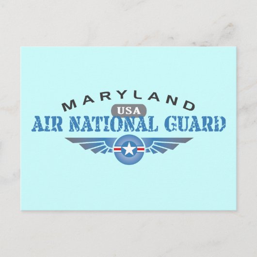 Maryland Air National Guard Briefkaart (Voorkant)