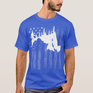 Maryland Amerikaanse vlag T-shirt