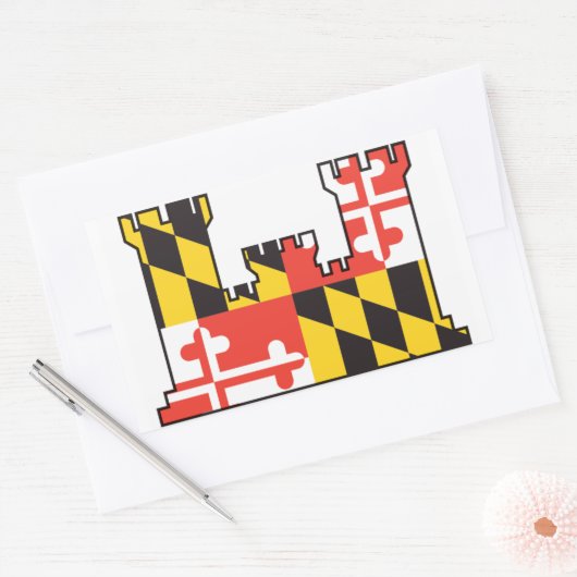 Maryland Army National Guard Engineer Sticker (Envelop)