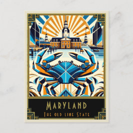 Maryland | Art. Deco Briefkaart