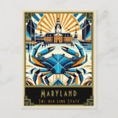 Maryland | Art. Deco Briefkaart (Voorkant)