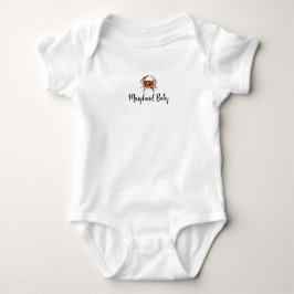 Maryland Baby met Crab Graphic Baby Bodysuit