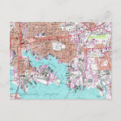 Maryland Baltimore  kaart (Voorkant)