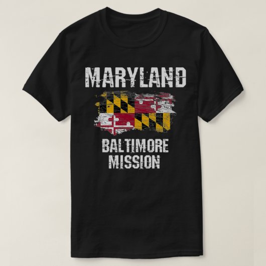 Maryland Baltimore Mission  T-shirt (Design voorkant)