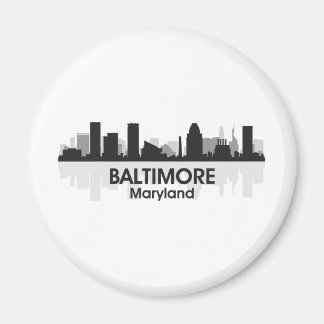 Maryland Baltimore Skyline Magneet