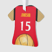 Maryland Basketbal Jersey Ornament (voorkant)