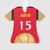 Maryland Basketbal Jersey Ornament (voorkant)