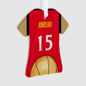 Maryland Basketbal Jersey Ornament (voorkant)