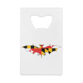 Maryland Bat Creditkaart Flessenopener (Achterkant)