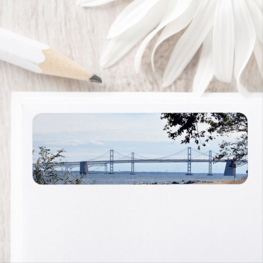 Maryland Bay Bridge Return Address Labels (Insitu)