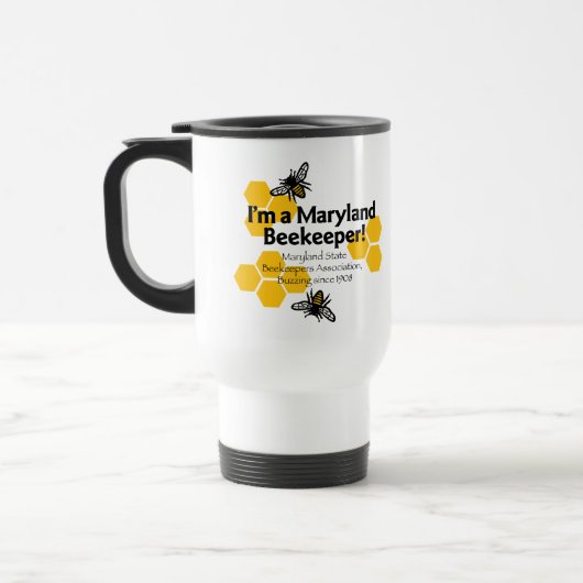 Maryland Beekeepers Association Travel Mug Reisbeker (Links)