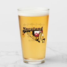 Maryland Beer Glass