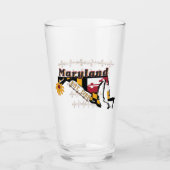 Maryland Beer Glass Glas (Voorkant)