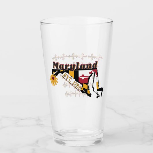 Maryland Beer Glass Glas (Voorkant)