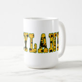 Maryland Black Eyed Susan Coffee Mok (Voorkant rechts)