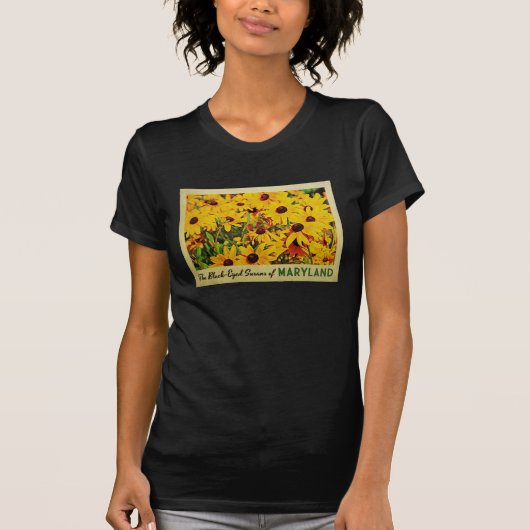 Maryland Black-Eyed Susans T-shirt (Voorkant)
