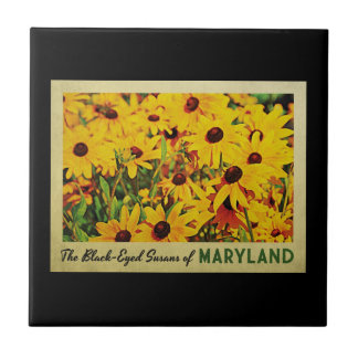 Maryland Black-Eyed Susans Tegeltje