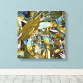Maryland Blauwe Krabben Canvas Afdruk (Insitu (Houten vloer))