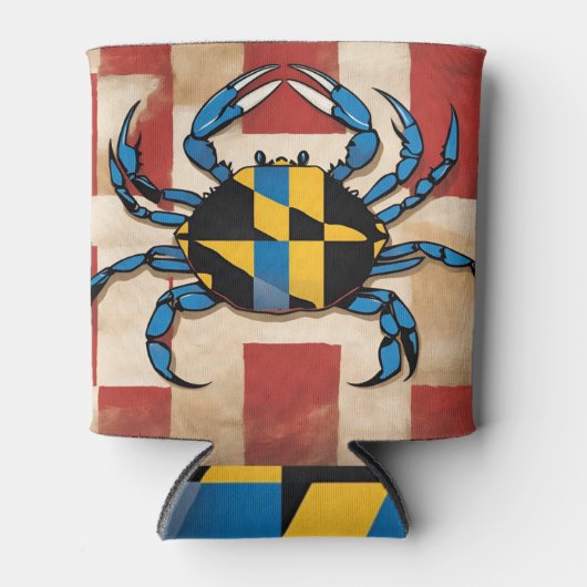 Maryland Blue Crab Blikjeskoeler (Voorkant)