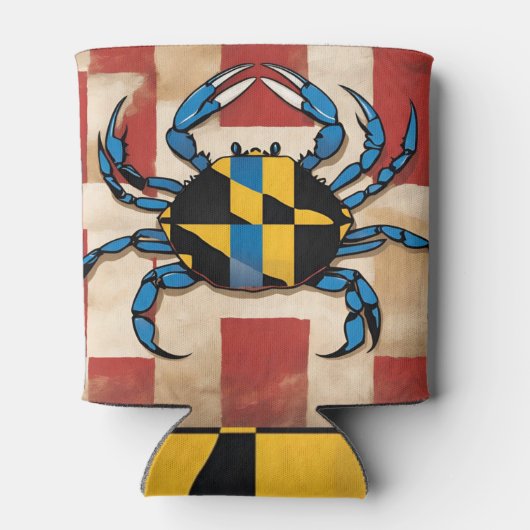 Maryland Blue Crab Blikjeskoeler (Achterkant)