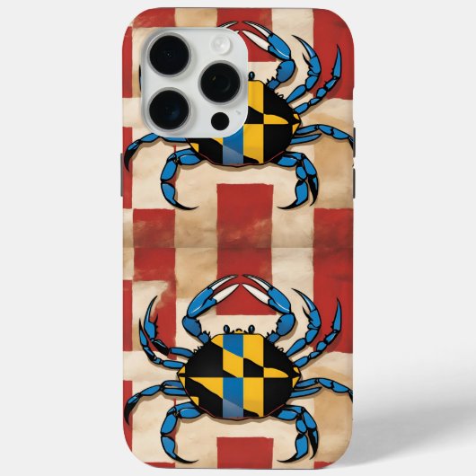 Maryland Blue Crab Case-Mate iPhone Case (Achterkant)