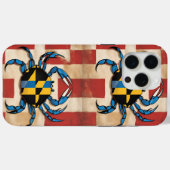 Maryland Blue Crab Case-Mate iPhone Case (Achterkant (horizontaal))