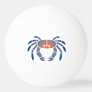 Maryland Blue Crab Coastal Design Pingpongbal